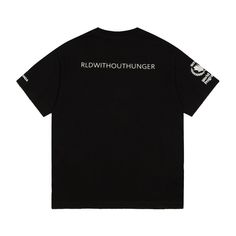 Balenciga WFP World Food Programme Black Shirt - GENUINE AUTHENTIC BRAND LLC Black Cotton Shirt With Branding, Black Cotton Shirt With Letter Print, Black Cotton Shirt With Back Print, World Food Programme, World Food, Balenciaga Black, Black Shirt, Balenciaga, Packaging