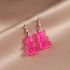 Pink Candy Gummy Bear Dangle Earrings New With Tags Size: One Size Color: Pink & Silver Candy Gummy Bear Dangle Earrings. 1 Pair. Colorful. Lightweight. Made Of Resin & Alloy. Perfect For Everyday Wear Measurements: 3.7cm X 1.2cm Add To Your Collection Today No Trades No Modeling Use The Offer Button 15% Off 2 Or More Items Free Gift With Every Order Same Day / Next Day Shipping Bear Earing, Candy Gummy, Gummy Bear Earrings, Candy Boutique, Bear Earrings, Cute Candy, Gummy Bear, Halloween Earrings, Holiday Jewelry