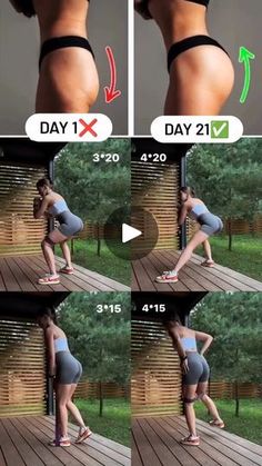 Glute Growth, Gentle Workout, Leg Day Workouts, Body Exercises, Quick Workout Routine, Daily Home Workout, Hip Workout, Motivation Gym, August 28