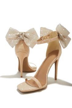 Miss Lola | Passenger Princess Gold Coquette Embellished Bow Heels – MISS LOLA Good Heels, Passenger Princess, Shoe Model, Miss Lola, Bow Heels, Coquette Bow, Flash Photography, Photography Editing, Bow Tie