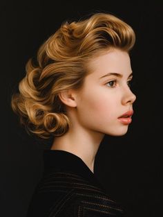 Vintage Haircuts 2024: Trendy Retro Hairstyles for a Modern Twist Chubby Face Haircuts, Haircuts 2024, Painting References, Afro Style, Types Of Curls