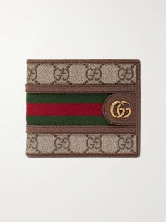 Shop GUCCI Ophidia Webbing-Trimmed Monogrammed Coated-Canvas and Leather Billfold Wallet, Explore the latest in-season GUCCI collection today on MR PORTER Gucci Classic Wallets With Logo, Designer Brown Rectangular Wallet, Gucci Brown Wallets With Interior Card Slots, Brown Gucci Wallets With Interior Card Slots, Designer Rectangular Wallets With Logo, Luxury Brown Wallets With Logo, Classic Gucci Wallets With Logo, Gucci Bifold Wallet For Everyday Use, Brown Rectangular Wallet With Logo