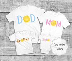 "This adorable you are my sunshine birthday outfit and matching sun family shirts will add the perfect touch to your little ones first trip around the sun themed birthday! Sun designs are made of commercial grade vinyl that is heat pressed to ensure the lifespan of your shirt. This listing also includes the option of adding a tutu & your little loves name to the BIRTHDAY \"One\" & BIRTHDAY \"Two\" shirt if selected from the options menu.  ★ CURRENT Processing time is 3-5 BUSINESS DAYS ★ ~ If you One Birthday, Tutu Size Chart, Sunshine First Birthday, First Birthday Tutu, First Birthday Outfit Girl, 1st Birthday Tutu, Birthday One, Family Birthday Shirts, Sunshine Birthday