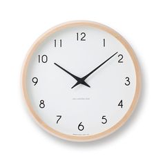 Campagne Clock - Acacia Slender Hands, Country Wall Clock, Client List, Face Features, Hanging Clock, Radio Clock, Wall Clock Design, Large Face, Meeting Place