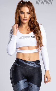 LONG SLEEVE Workout Long Sleeve, Crop Style, Long Sleeve Workout, Fit Workout, Cropped Style, Long Sleeve Top, Long Sleeve Tops, Sports Bra, Sleeve Top