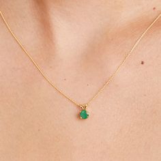 14K Yellow Gold Emerald Birthstone Necklace. The birthstone of May, Emeralds are said to protect against evil and bring true love, passion and loyalty to those who wear it. This vibrant emerald pendant is the perfect piece for your special someone. aka Gemstone Necklaces Heart Pendant Birthstone Necklace For May, Fine Jewelry Emerald Birthstone Necklace, Emerald Pendant Birthstone Necklace In Yellow Gold, Emerald Birthstone Necklace In Yellow Gold As Gift, Emerald Birthstone Necklace In Yellow Gold, Yellow Gold Emerald Pendant Birthstone Necklace, Spiritual Emerald Necklace For May Birthstone, Emerald Pendant Birthstone Necklace, Emerald Pendant Birthstone Necklace In Fine Jewelry Style