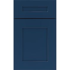 an image of a blue kitchen cabinet door