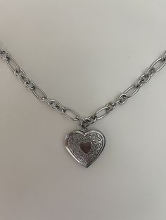 The Chunky Heart Locket Necklace is a sweet and simple staple. It is made with 100% stainless steel. The necklace is tarnish free and sensitive skin safe. The locket is fully functioning and can store two images. The perfect keep safe and the perfect gift. Chunky Locket Necklace, Necklace Locket, Keep Safe, Heart Locket Necklace, Heart Locket, Locket Necklace, Pendant Necklaces, Locket, Necklace Etsy