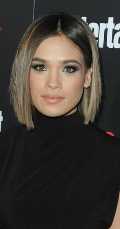 Nicole Gale Anderson, Straight Thick Hair, Bob Hairstyles 2018, Short Straight Hair, Bob Haircut