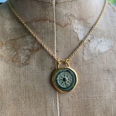 ANCIENT BRONZE JEWISH COIN, "WIDOW'S MITE", SET IN 22K GOLD, 19" GOLD CHAIN • DESIGNED AND HAND FORGED IN NEW YORK • LENGTH: 19 INCHES Please email info@elihalili.com or call the studio at 212-941-7979 for any inquiries. Widows Mite, Byzantine Necklace, Ancient Roman Coins, Ancient Greek Coin, Ruby Necklace Pendant, Celebrity Jewelry, Ancient Coin, Nugget Necklace, 18k Gold Chain