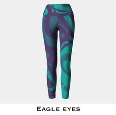 Eagle Eyes Leggings – Trickster Company Awesome Leggings, Eagle Eyes, Northwest Coast, Eagle Eye, Native American Fashion, Performance Wear, Best Leggings, American Fashion, Leggings Design