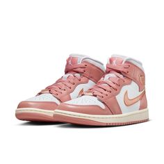 Logo Wings, Nike X Travis Scott, Low Air Jordan 1, Air Jordan 1 Mid Se, Nike Air Jordan 1 Mid, Jordan 8, Womens Air Jordans, Metallic Copper, Nike Dunk High