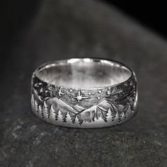 Wolf Pattern, Team Player, Buy 2 Get 1 Free, Reason Why, Wolves, Do Anything, Emboss, Rings For Men, Ring Size