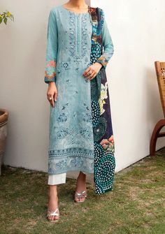 Pakistani Salwar, Unstitched Dress Material, Lawn Dress, Pakistani Salwar Kameez, Pakistani Suits, Model Pictures, Custom Tailoring, Dress Material, Pakistani Dresses