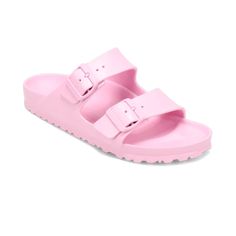 Women's Birkenstock Arizona EVA (NARROW) - Fondant Pink - 45° Angle - Available at Tradehome Shoes