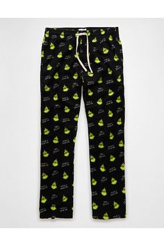 Super soft flannel fabric/Grinch graphics Fall Loungewear Bottoms With Graphic Print, Graphic Print Fall Loungewear Bottoms, Graphic Print Loungewear Bottoms For Fall, Winter Cotton Pants With Graphic Print, Winter Pants With Graphic Print And Relaxed Fit, Fall Graphic Print Cotton Pants, Winter Relaxed Fit Pants With Graphic Print, Winter Graphic Print Relaxed Fit Pants, Graphic Print Cotton Bottoms For Fall