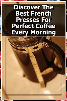 Unlock the secret to brewing the perfect cup of coffee with our guide to the best French presses. Discover a selection of top-rated French presses that elevate your morning routine, enhancing flavor and aroma for an exceptional coffee experience. Whether you're a casual drinker or a coffee connoisseur, our curated choices cater to every taste and preference. Transform your mornings and savor rich, delicious coffee with the ideal French press. Ways To Make Coffee, Ground Coffee Beans, Delicious Coffee, How To Make Coffee, Pharmacy Gifts