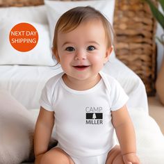 Welcome to Our Store! We offer Bella+Canvas soft t-shirts, long sleeves, women's shirts, and women's V-neck shirts, Gildan sweatshirts & hoodies, Next Level tank tops for men and women, and 100% cotton baby bodysuits from Gerber, Rabbit Skins, and LAT--all eco-friendly. Get the size, color, and design that suits you best! Note: Next Level tank tops run small; we recommend ordering one or two sizes up. All Solid Colors are 100% Cotton. All Heather Colors are a cotton and poly mix. Our t-shirts, l Fitted Short Sleeve Onesie For Family Matching, Customizable Short Sleeve Casual Onesie, Customizable Casual Short Sleeve Onesie, Casual Personalized White Onesie, Casual White Personalized Onesie, Family Matching Short Sleeve Onesie With Name Print, Personalized Cotton Onesie, Personalized Unisex Cotton Onesie, Cotton Onesie With Custom Print And Short Sleeves