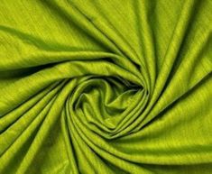 the green fabric is very soft