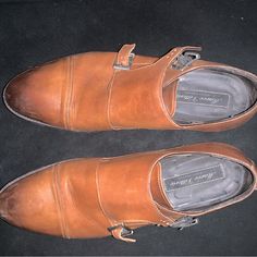 Barely Worn, Just In Storage, A Little Dusty Could Use A Shine. But Great Condition, Size 12, Mens Leather Magnanni Shoes Brown Dress Shoes With Plain Toe And Removable Insole, Brown Almond Toe Monk Strap Shoes For Business, Cognac Monk Strap Shoes With Round Toe For Business, Brown Closed Toe Monk Strap Shoes For Semi-formal Occasions, Masculine Brown Monk Strap Shoes With Plain Toe, Masculine Brown Plain Toe Monk Strap Shoes, Brown Monk Strap Shoes For Semi-formal Occasions, Brown Leather Cap Toe Shoes With Removable Insole, Brown Cap Toe Leather Shoes With Removable Insole