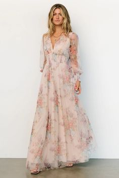 Layla Tulle Maxi Dress | Romantic Floral | Baltic Born Tulle Maxi Dress, Baltic Born, Embellished Maxi Dress, Velvet Maxi Dress, Dress Dusty, Maxi Dress Navy, Lace Maxi, Long Sleeve Maxi, Lace Midi Dress