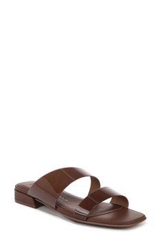 Designed in collaboration with Deepica Mutyala, this square-toe slide sandal features sculptural, translucent straps arching over a low block heel. 1" heel Contour+ Comfort technology for a premium fit and all-day comfort experience Synthetic upper/leather lining/synthetic sole Imported Naturaizers Sandals Naturalizer, Deepica Mutyala, Low Block Heels, Comfortable Sandals, Sandal Women, Slide Sandals, Comfortable Shoes, Block Heels, Womens Sandals