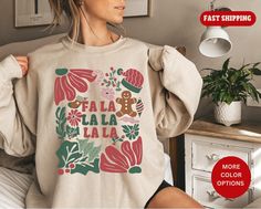 Get ready to celebrate the most wonderful time of the year with our women's Christmas sweatshirt! This cozy and stylish Christmas sweater is perfect for holiday gatherings, featuring festive designs like Christmas trees and cheerful messages that spread the spirit of "Merry Christmas." Whether you're looking for a thoughtful Christmas gift for a loved one or a comfy holiday sweatshirt to enjoy at home, this Christmas crewneck fits the bill. Made from high-quality materials, this xmas sweatshirt Merry Christmas Sweater, Crewneck Fits, Christmas Sweaters For Women, Womens Christmas, Thoughtful Christmas Gifts, Sweatshirts For Women, Christmas Tree Shirt, Christmas Crewneck, Holiday Sweatshirt