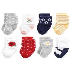 Hudson Baby socks are ideal baby socks for everyday wear with cotton-rich fabric that are soft and comfortable on your baby's tiny little feet. Our stretchable design makes for proper fit and no fuss dressing. Made with soft, cushy fabric, our socks are a great addition to your little one's outfit. Fake Baby, Bath Time Fun, Gerber Baby, Hudson Baby, Infant Girls, Baby Gown, Cotton Bodysuit, Muslin Swaddling, Rich Fabric