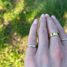 Gold Pinky Ring Band Ring 14k Gold Filled Ring Waterproof - Etsy Simple Gold Band, Ring Simple Gold, Gold Pinky Ring, Ring Minimal, Friendship Ring, Minimal Ring, Friendship Rings, Ring Simple, Gold Filled Ring