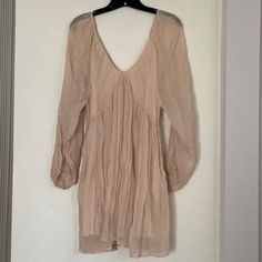 Listicle Nude Textured Babydoll Dress, Size Small, Nwot; High Shoulder To Hemline, 32.5”; Pit To Pit Circumference, 37”, Sleeve Length From Neckline 25.5” Casual V-neck Peasant Dress For Spring, Cream Long Sleeve Mini Dress For Daywear, Long Sleeve Cream Mini Dress For Daywear, Billowy V-neck Spring Dress, Long Sleeve Cream Summer Dress, Flowy Lined Mini Dress For Daywear, Long Sleeve Lined Mini Dress For Summer, Billowy V-neck Dress For Daywear, Flowy Long Sleeve Dress For Day Out