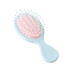 Mini Brush Hairbrush For Kids Girls Wet Little Travel Mini Hair Brush Detangling Soft Bristles Hair Brush For Most Hair Types Smoothing With Ease Knots Features: LIGHTWEIGHT TO CARRY - Our detangler brush is lightweight to hold and easy to carry. It is made of improved durable resin material, which is lighter than other brushes on the market. You can put this petites-sized brush easily into your purse for detangling on this go. HEALTH HAIR CARE: - The quality detangler brush comes with soft roun Cute Hair Brush, Modern Genshin, Mini Hairbrush, Genshin Dr, Mini Hair Brush, Emergency Kit For Girls, Volleyball Bag, Golden Poppy, Detangler Brush