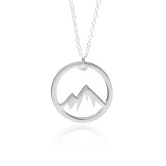 PRICES MAY VARY. MOUNTAIN PENDANT DIMENSIONS - The mountain necklace pendant is 4/5" (20mm). The chain is 18" long. HIGH QUALITY - Our necklaces are high quality pieces. Each piece is made here in the USA giving you piece of mind that each one was crafted with care. UNIQUE DESIGN - Our mountain necklace is unique. We were the first to make this design. You can see many Chinese companies have copied it since. BEAUTIFUL FINISH - Each mountain is hand polished giving it a beautiful and long lasting Mountain Pendant, Silver Mountain, Mountain Necklace, Wear Necklaces, Pearl Types, Fashion Jewelry Necklaces, Nature Lovers, Necklace For Women, Metal Chain