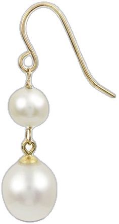 Yellow Gold Dangle Pearl Earrings With French Hook, Classic Pearl Earrings With French Hook For Anniversary, Classic Pearl Earrings With French Hook For Formal Occasions, Hypoallergenic Dangle Pearl Earrings For Formal Occasions, Elegant Dangle Pearl Earrings With Lever Back, Classic Yellow Gold Pearl Earrings With French Hook, Elegant Jewelry With French Hook For Anniversary, Elegant White Jewelry With French Hook, Elegant Round Jewelry With French Hook