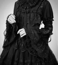 Victorian Goth Fashion, Victorian Gothic Fashion, Vampire Clothes, Fashion Design Books, T Dress, Lolita Dress, Types Of Dresses