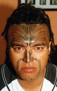 Maori Moko | MAORI POLYNESIAN TATTOO: Moko Face Tattoo Men, Moko Tattoo, Maori Face Tattoo, Maori Tattoo Meanings, New Zealand Tattoo, Ta Moko