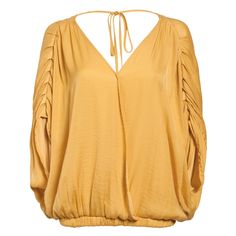 Vince Camuto Dolman Sleeve Blouson Top In Lux At Nordstrom, Size X-Small Fall V-neck Top With Elastic Sleeves, Trendy V-neck Top With Blouson Sleeves, Casual Billowy V-neck Tops, Flowy Tops With Elastic Sleeves For Fall, Fall Rayon Tops For Day Out, Rayon Tops For Fall Day Out, Casual V-neck Top With Elastic Sleeves, Fall Day Out Rayon Tops, Fall Day Out Viscose Tops