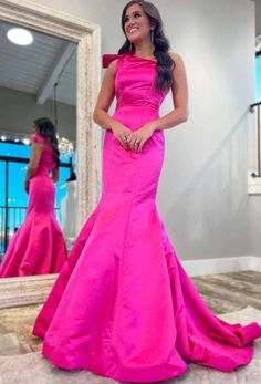 Floral Print Prom Dress, Chiffon Wedding Dress Beach, Princess Evening Dress, Feather Prom Dress, Printed Prom Dresses, Long Fitted Dresses, Red Mermaid, Prom Dresses Long Pink, One Shoulder Prom Dress