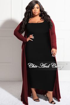 Polyester %: 96 Spandex %: 4 Model is wearing a 1x Plus Size Duster, Chic And Curvy, Fashion Trend, Final Sale, Spandex, Plus Size, Closet, How To Wear, Fashion Trends