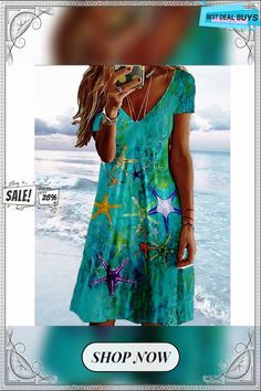 Women's Casual Dress Shift Dress Print Dress Graphic Print V Neck Mini Dress Fashion Ethnic Outdoor Daily Short Sleeve Regular Fit Yellow Blue Green Spring Summer S M L Xl Xxl Casual Multicolor V-neck Beach Dress, Multicolor Print Knee-length Vacation Dress, Knee-length Printed Beach Mini Dress, Multicolor Vibrant Print V-neck Beach Dress, V-neck Abstract Print Beach Dress, Mini Dress Fashion, Green Spring, Casual Dresses For Women, Shift Dress