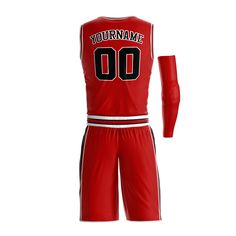 Customize your team's basketball jerseys and shorts with player names for a professional finish. Premium quality, no minimum orders, unbeatable value. - Jersey and Shorts Full Uniform Set *not including arm sleeve*- Fully sublimated graphics: Team, Name, Number detailing, logo - Breathable & moisture-wicking fabric- Anti peeling, shrinking & wrinkling- The authentic on-court look with a traditional basketball fit- US Standard Jersey and Shorts Sizing- Pro-sport polyester mesh Team-colored Sleeveless Jersey For Sports Events, Sleeveless Team Jersey For Team Events, Team-colored Basketball Sportswear Jersey, Team-colored Sportswear Basketball Jersey, Team-colored Sportswear Jersey For Basketball, Team-colored Sleeveless Jersey For Team Events, Team Spirit Sleeveless Basketball Jersey, Sleeveless Basketball Team Jersey, Sleeveless Black Jersey With Team Logo