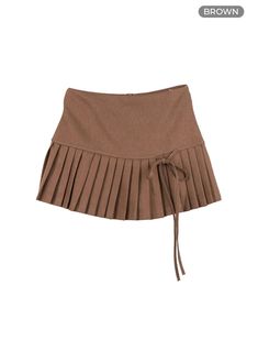 ribbon-pleated-trim-mini-skirt-oo407 / Brown Round Neck Tops, Womens Clothing Sizes, Men Shoes Size, Body Size, A Romantic, Latest Fashion For Women, Solid Black, Print Dress, Mini Skirt