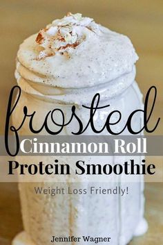 Cinnamon Roll Protein Shake, Pancakes Low Carb, Yummy Protein Shakes, Healthy Protein Shakes, Protein Dinner, Create Business, Protein Smoothie Recipes, Protein Powder Recipes