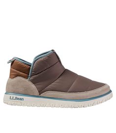 Women's Mountain Classic Quilted Booties | Slippers at L.L.Bean Sporty Slip-on Boots For Outdoor Activities, Comfortable Boots With Cushioned Footbed For Outdoor, Winter Slip-on Boots For Outdoor Activities, Slip-on Waterproof Boots With Rubber Sole, Outdoor Slip-on Boots With Vibram Sole, Waterproof Slip-on Boots With Rubber Sole For Outdoor, Outdoor Waterproof Slip-on Boots With Rubber Sole, Casual Slip-on Boots For Outdoor Activities, Comfortable Round Toe Boots For Outdoor Activities