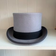 Victorian Era Top Hat In Xl. Bolero Hat, Top Hat, Victorian Era, Black Gray, Accessories Hats, Black And Grey, Mens Accessories, Man Shop, Hats