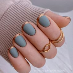 Matte French Tip Nails, Short Matte Nails, Monochromatic Nails, French Nail Tips, Short Acrylics, 2024 Nails, French Nail, Manicure Y Pedicure, Nail Designs Spring