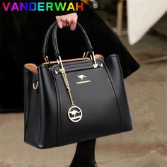 SPECIFICATIONSBrand Name: VANDERWAHHandbags Type: TotesTypes of bags: Shoulder & HandbagsMain Material: Split LeatherLining Material: POLYESTERShape: Casual TotePlace Of Origin: HE BEI ProvincePlace Of Origin: HE BEI ProvinceOrigin: Mainland ChinaCN: HebeiHardness: SOFTPattern Type: SolidInterior: Interior Slot PocketInterior: Cell Phone PocketInterior: Interior Zipper PocketInterior: Interior CompartmentDecoration: letterDecoration: kangaroo PendantExterior: noneOccasion: VersatileClosure Type: Classic Leather Bag, Classic Crossbody Bag, Sacs Design, Soft Leather Handbags, Tas Fashion, Casual Tote, 3 Layers, Womens Purses, Botswana