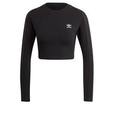 Adidas Long Sleeve Crop Top. Black With 3 Black Stripes On The Sleeves. New With Tags. Never Worn. Adidas Stretch Long Sleeve Tops, Adidas Trendy Fitted Tops, Trendy Fitted Adidas Tops, Black Stretch Adidas Tops, Adidas Trendy Stretch Tops, Trendy Adidas Stretch Tops, Trendy Stretch Adidas Tops, Adidas Long Sleeve, Adidas Crop Top