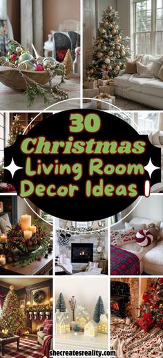 christmas living room decor ideas that are easy to do and great for the holiday season