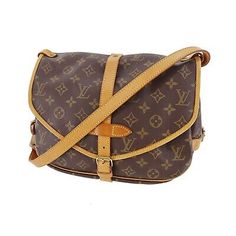 ad eBay - LOUIS VUITTON LV Used Saumur 30 Shoulder Bag Monogram M42256 Vintage #CE904 S - Buy Now, click the link (eBay) Leather Style, Accessories Clothing, Vintage Bags, Canvas Leather, Monogram Canvas, Clothing Women, Bags Handbags, Shoe Accessories, Shoes Accessories