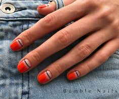 Minimalist nail design   #nailart #naildesign #beauty Glitter Ideas, 2019 Nails, Super Nails, Ideas Nails, Trendy Nail Art, Trendy Nail Design, Nagel Inspo, Minimalist Nails, Nail Shapes